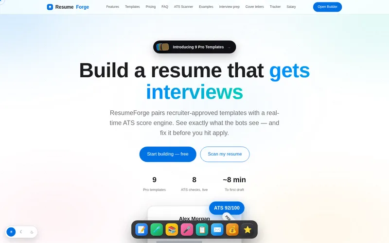 ResumeForge — screenshot
