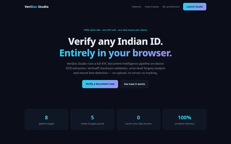 VeriDoc Studio — screenshot